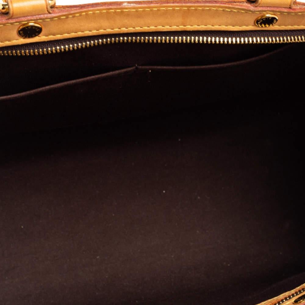 Louis Vuitton Amarante Monogram Vernis Brea GM Bag 7