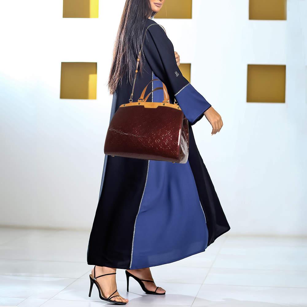 Louis Vuitton Amarante Monogram Vernis Brea GM Bag 7