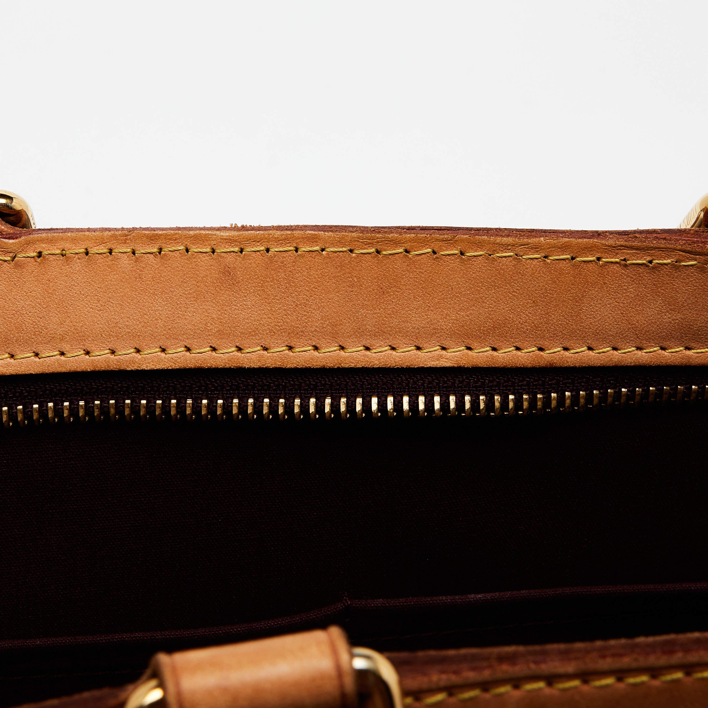 Louis Vuitton Amarante Monogram Vernis Brea GM Bag 6