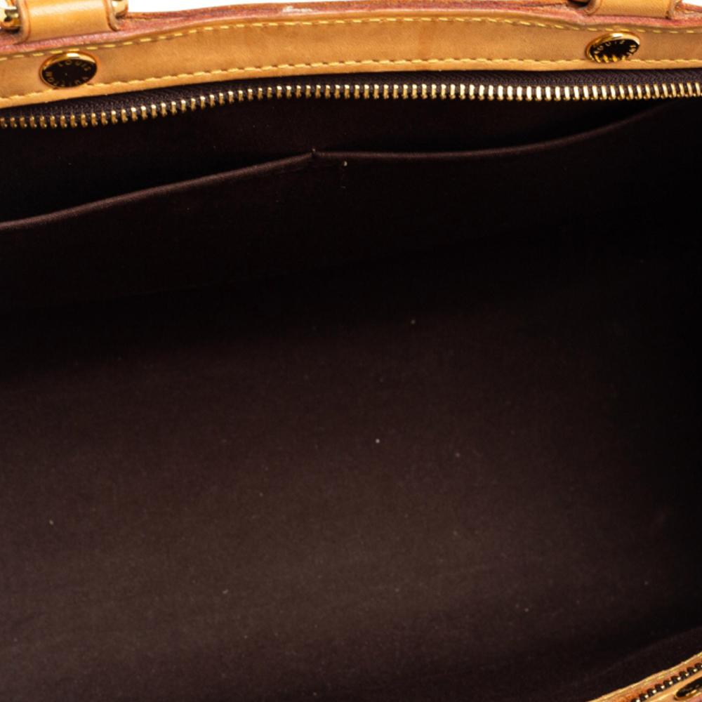 Louis Vuitton Amarante Monogram Vernis Brea GM Bag 6