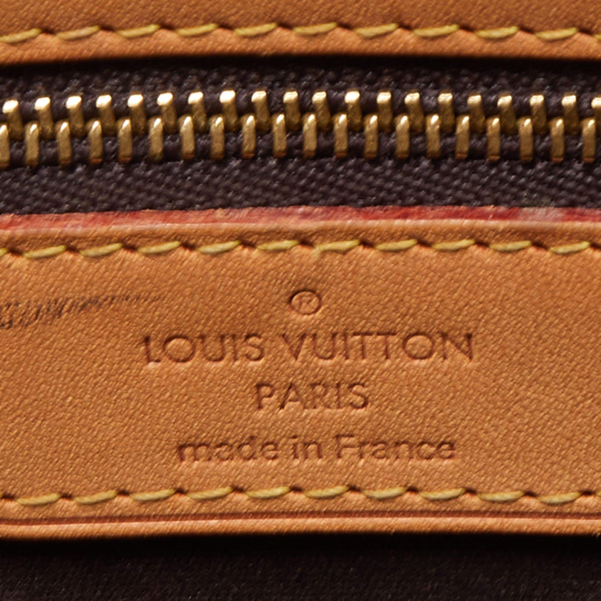 Louis Vuitton Amarante Monogram Vernis Brea GM Bag 7