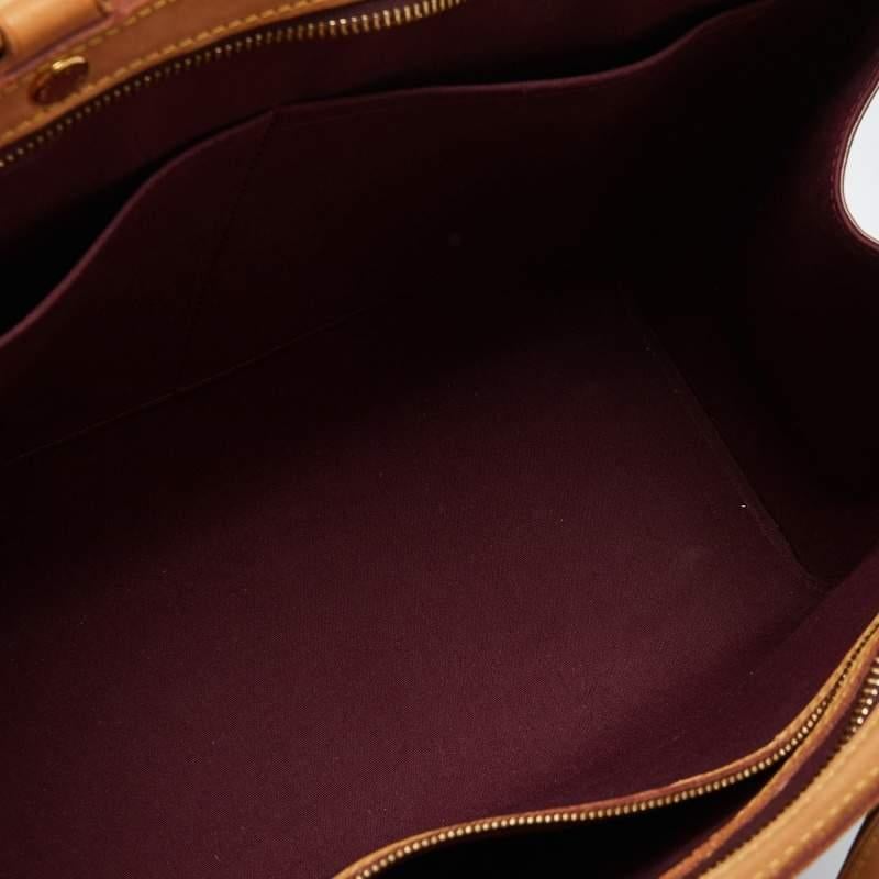Louis Vuitton Amarante Monogram Vernis Brea GM Bag For Sale 7