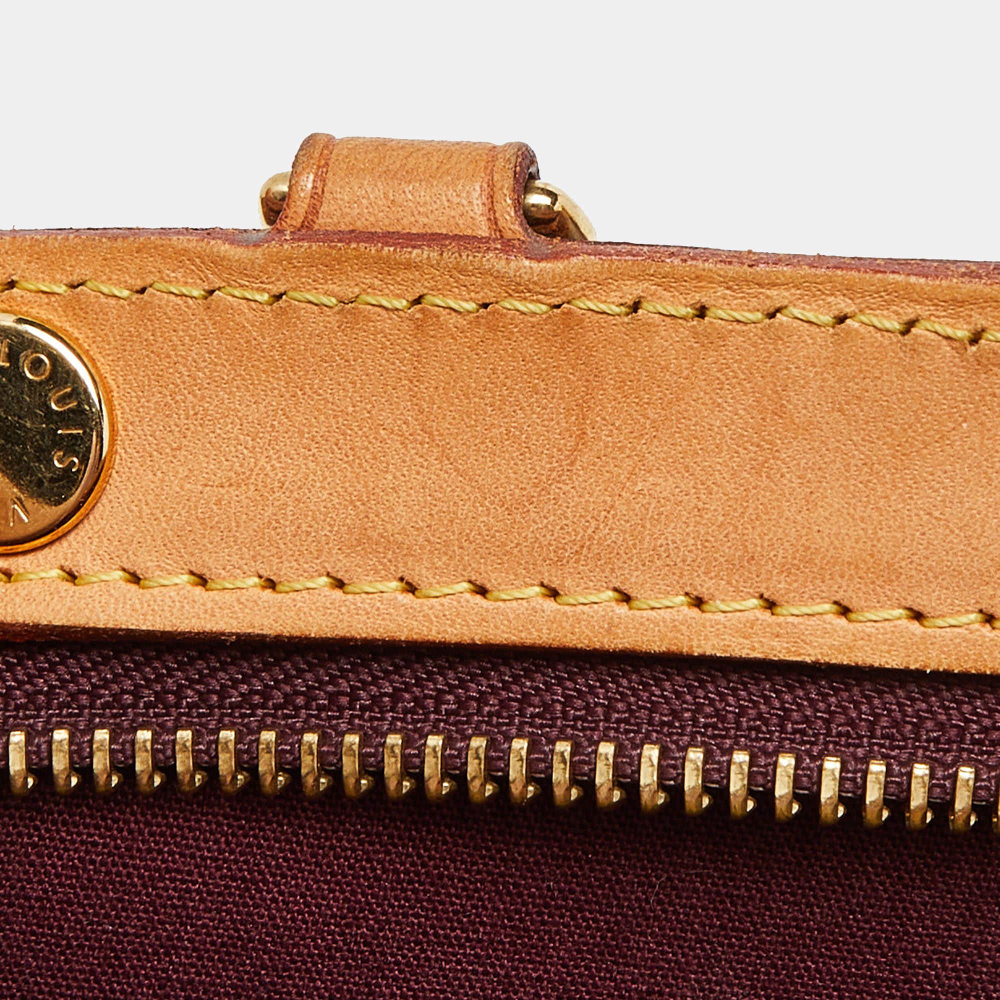 Louis Vuitton Amarante Monogram Vernis Brea GM Bag 7
