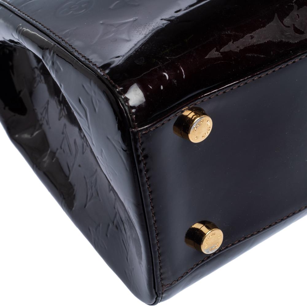 Bolso Louis Vuitton Amarante Monograma Vernis Brea GM 8