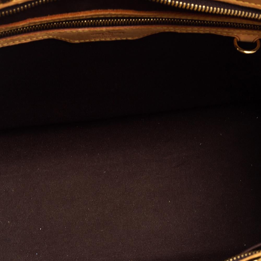 Louis Vuitton Amarante Monogram Vernis Brea GM Bag 8