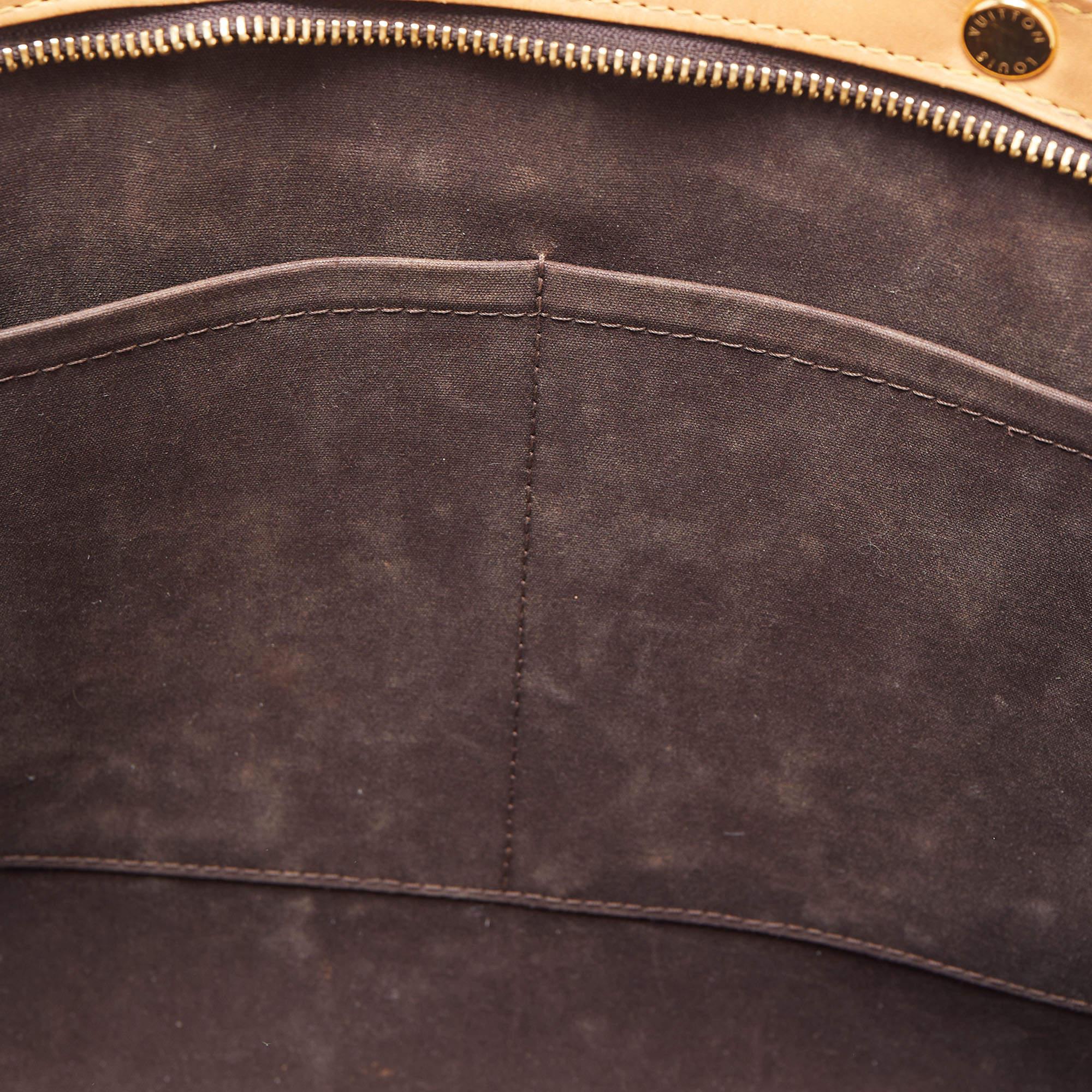 Louis Vuitton Amarante Monogram Vernis Brea GM Bag 10