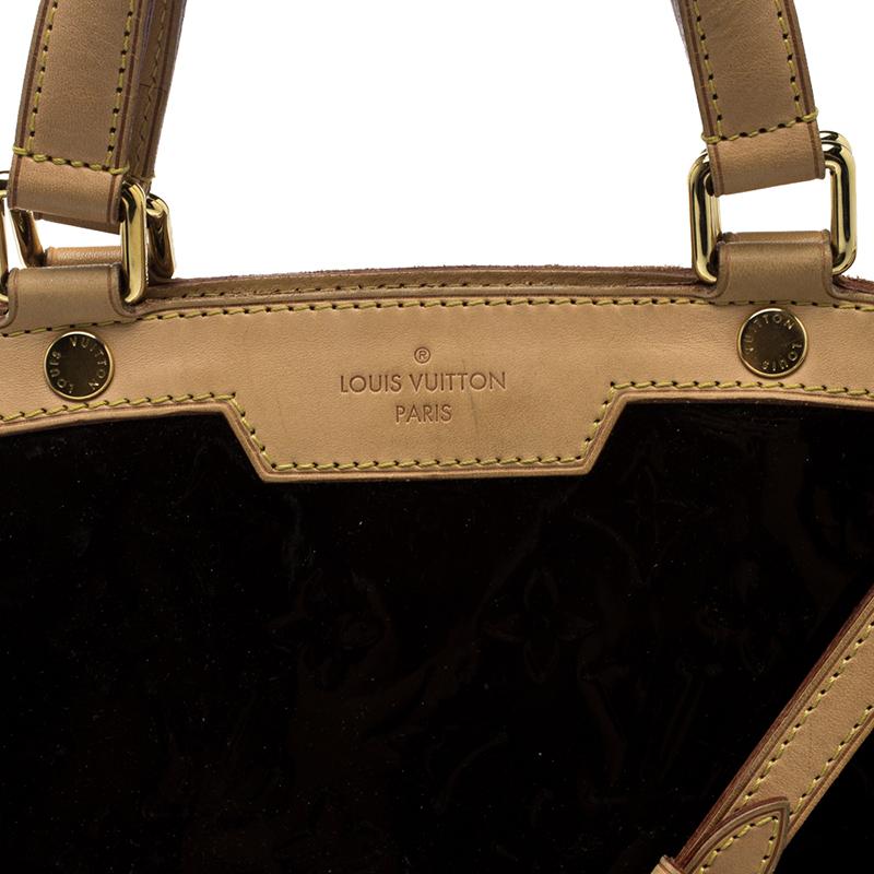 Women's Louis Vuitton Amarante Monogram Vernis Brea GM Bag