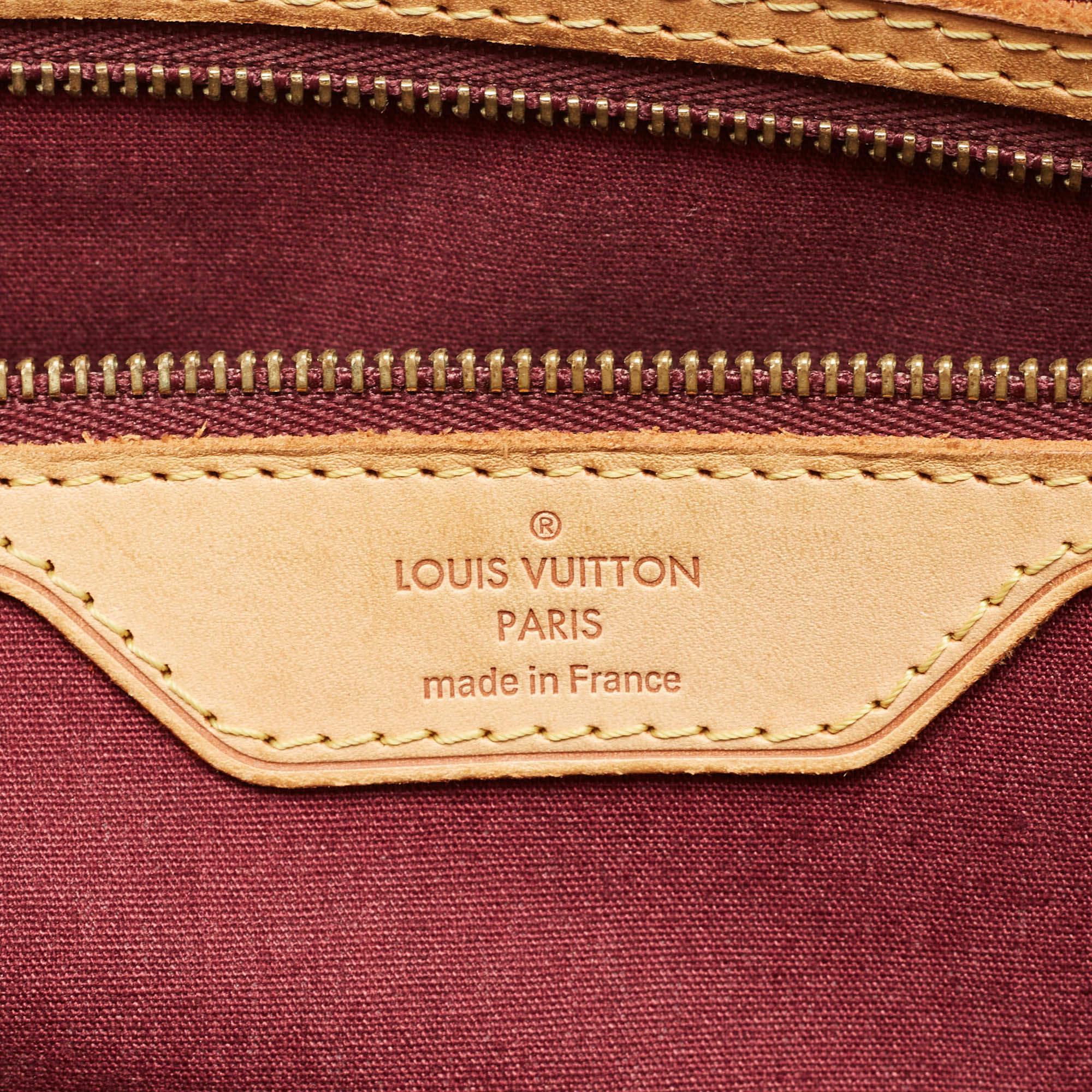 Louis Vuitton Amarante Monogram Vernis Brea GM Bag For Sale 1