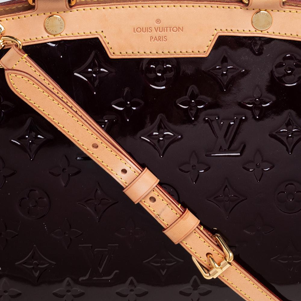Louis Vuitton Amarante Monogram Vernis Brea GM Bag 1