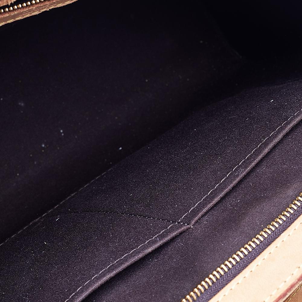 Black Louis Vuitton Amarante Monogram Vernis Brea GM Bag
