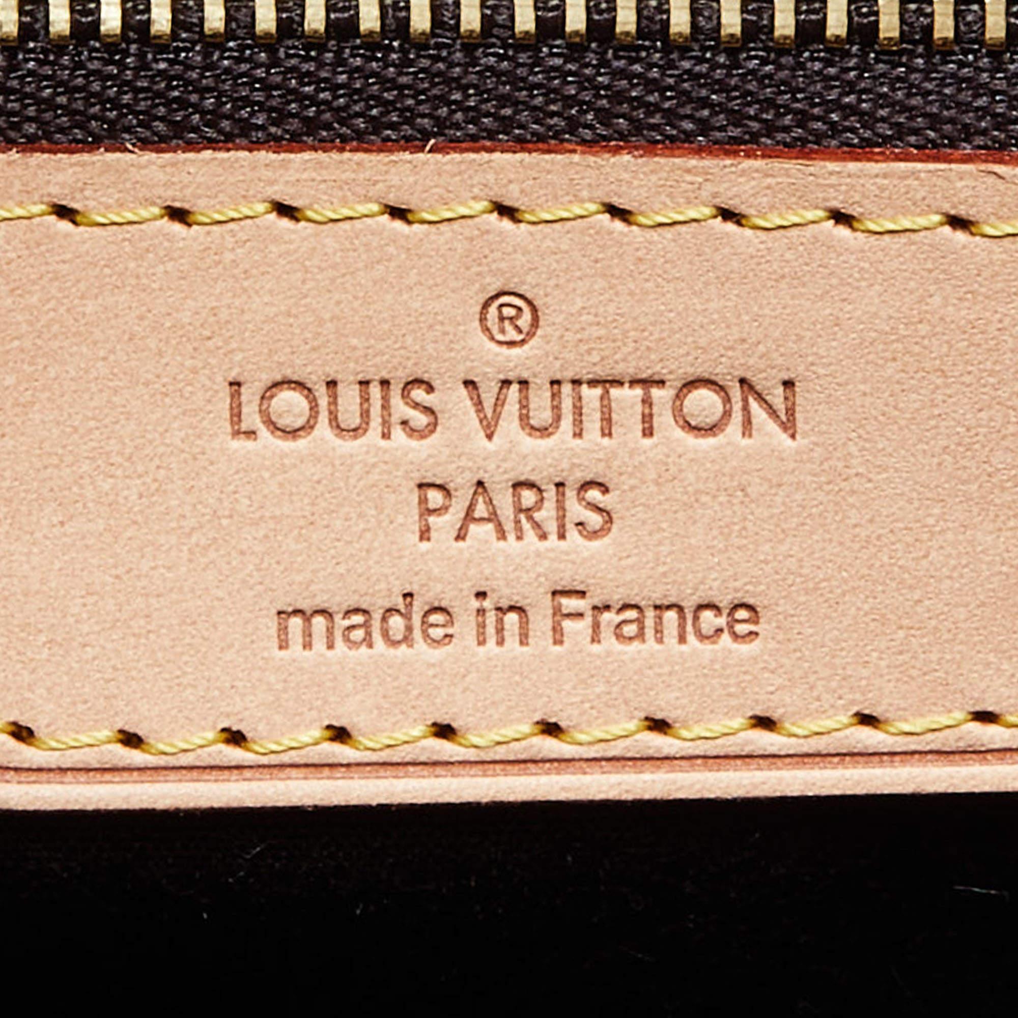 Louis Vuitton Amarante Monogram Vernis Brea GM Bag 1
