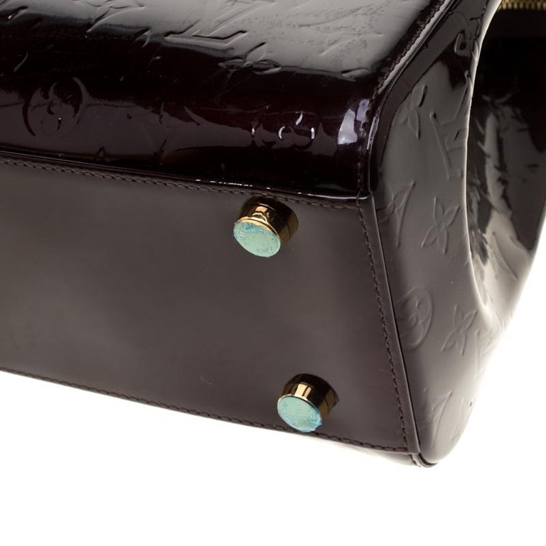 Louis Vuitton Amarante Monogram Vernis Brea GM Bag For Sale at 1stdibs