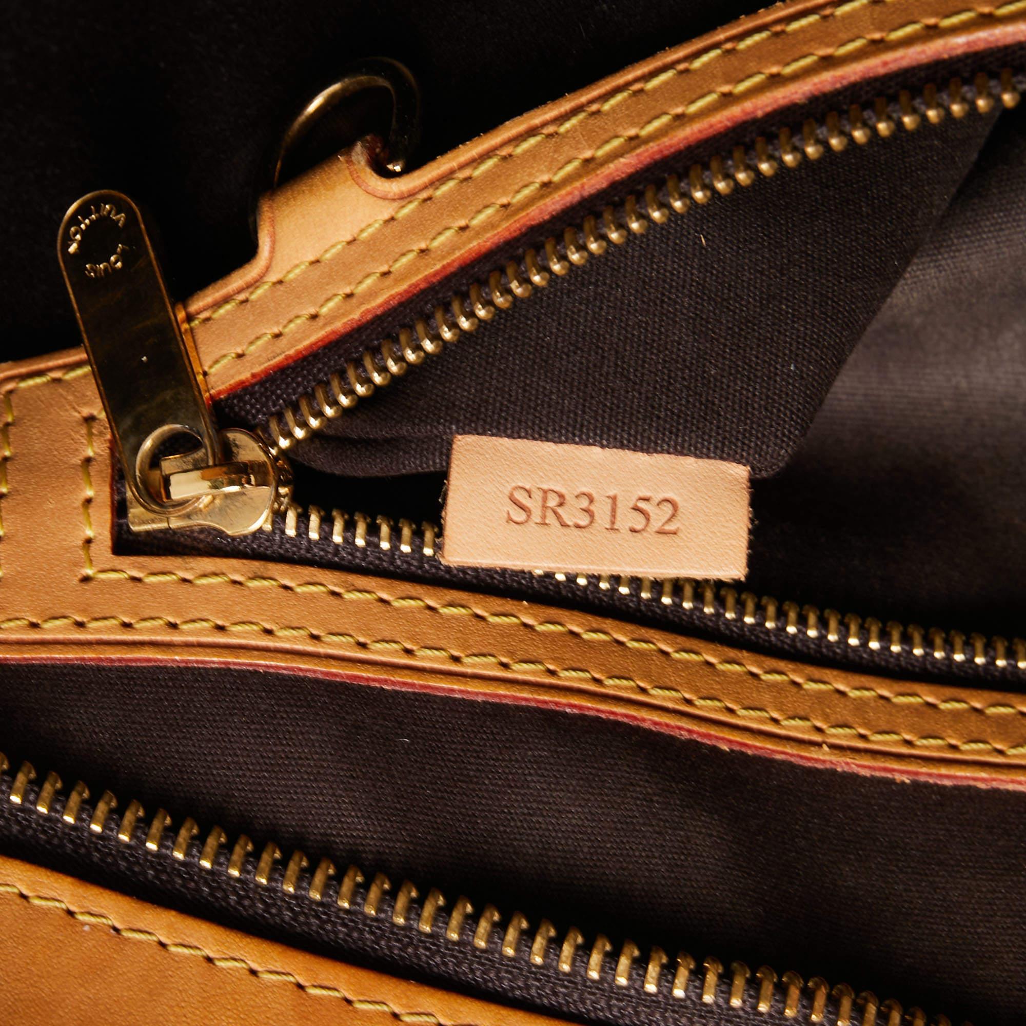 Louis Vuitton Amarante Monogram Vernis Brea GM Bag 4