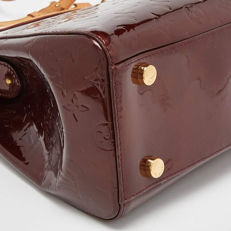 Louis Vuitton Amarante Monogram Vernis Brea GM Bag 3