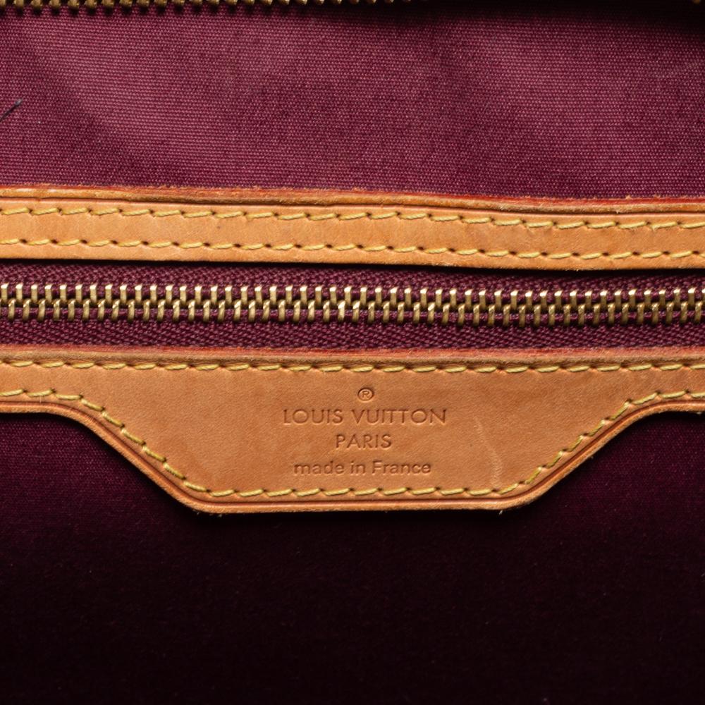 Louis Vuitton Amarante Monogram Vernis Brea GM Bag 2