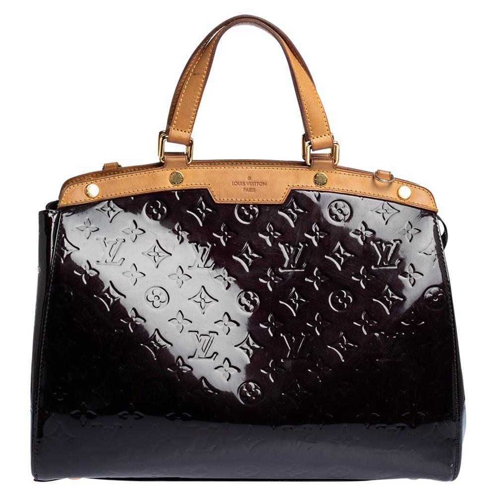 Louis Vuitton Amarante Monogram Vernis Brea GM Bag at 1stDibs | louis ...