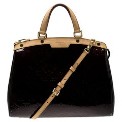Louis Vuitton Amarante Monogram Vernis Brea GM Bag