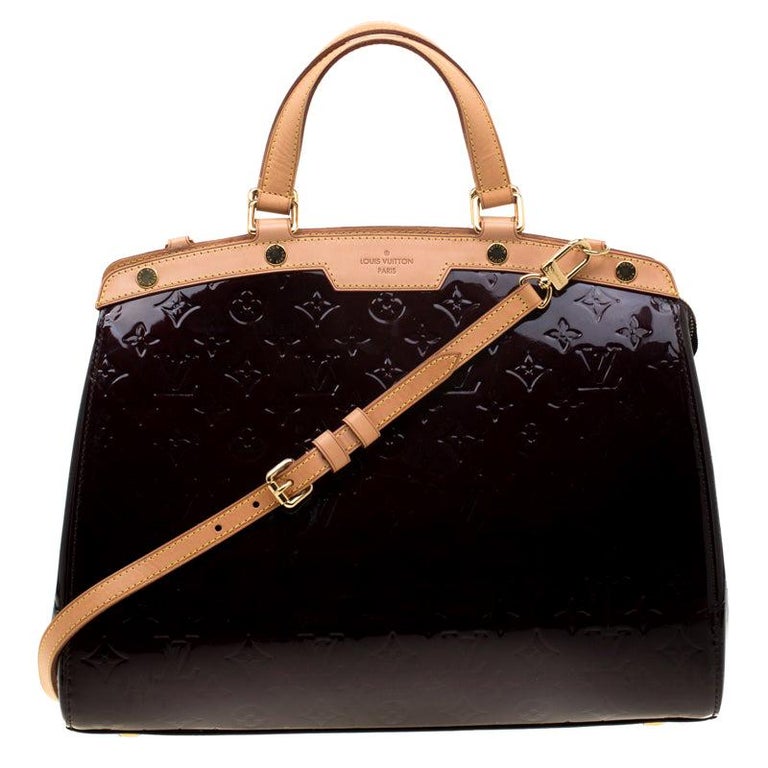 Louis Vuitton Amarante Monogram Vernis Brea GM Bag For Sale at 1stdibs