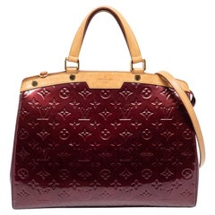 Louis Vuitton Borsa Amarante Monogram Vernis Brea GM