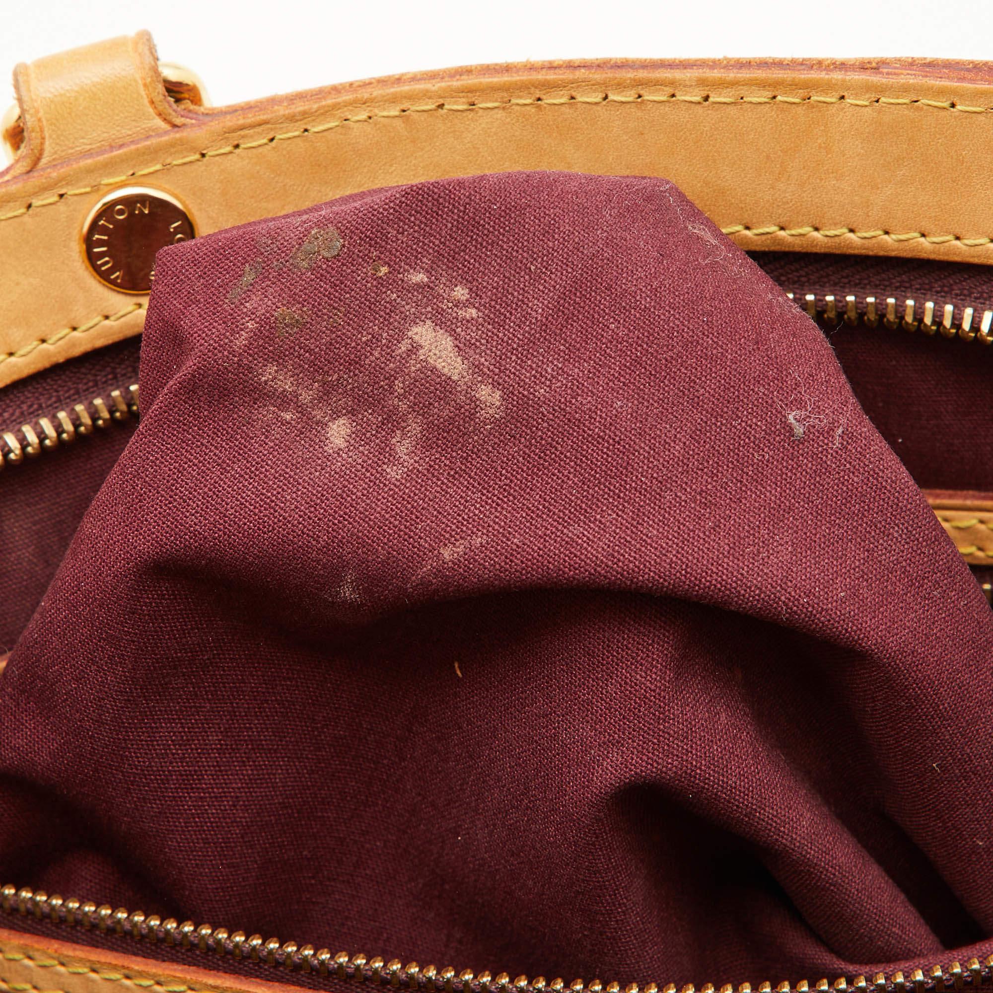 Louis Vuitton Amarante Monogram Vernis Brea MM Bag For Sale 5