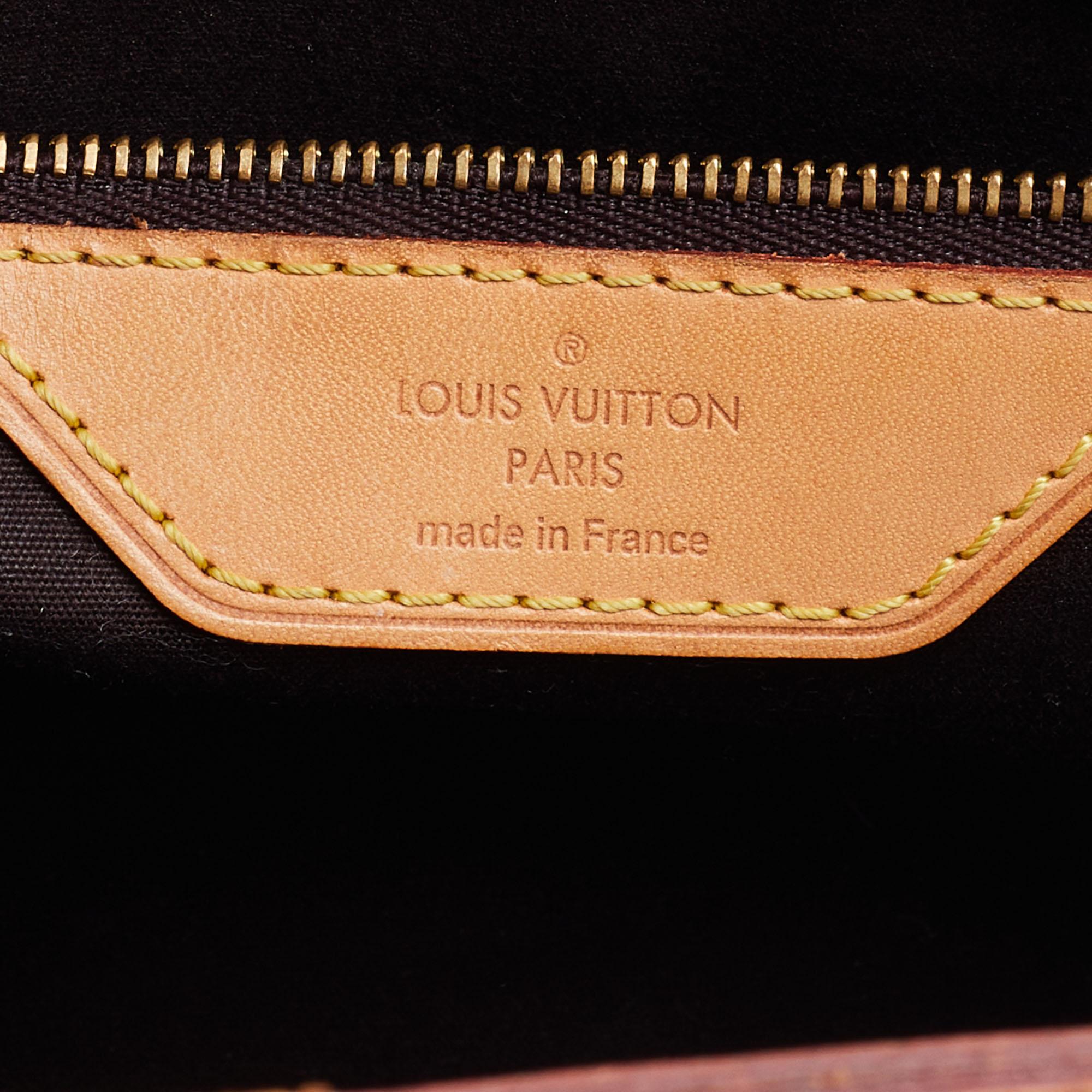 Louis Vuitton Amarante Monogram Vernis Brea MM Bag 6