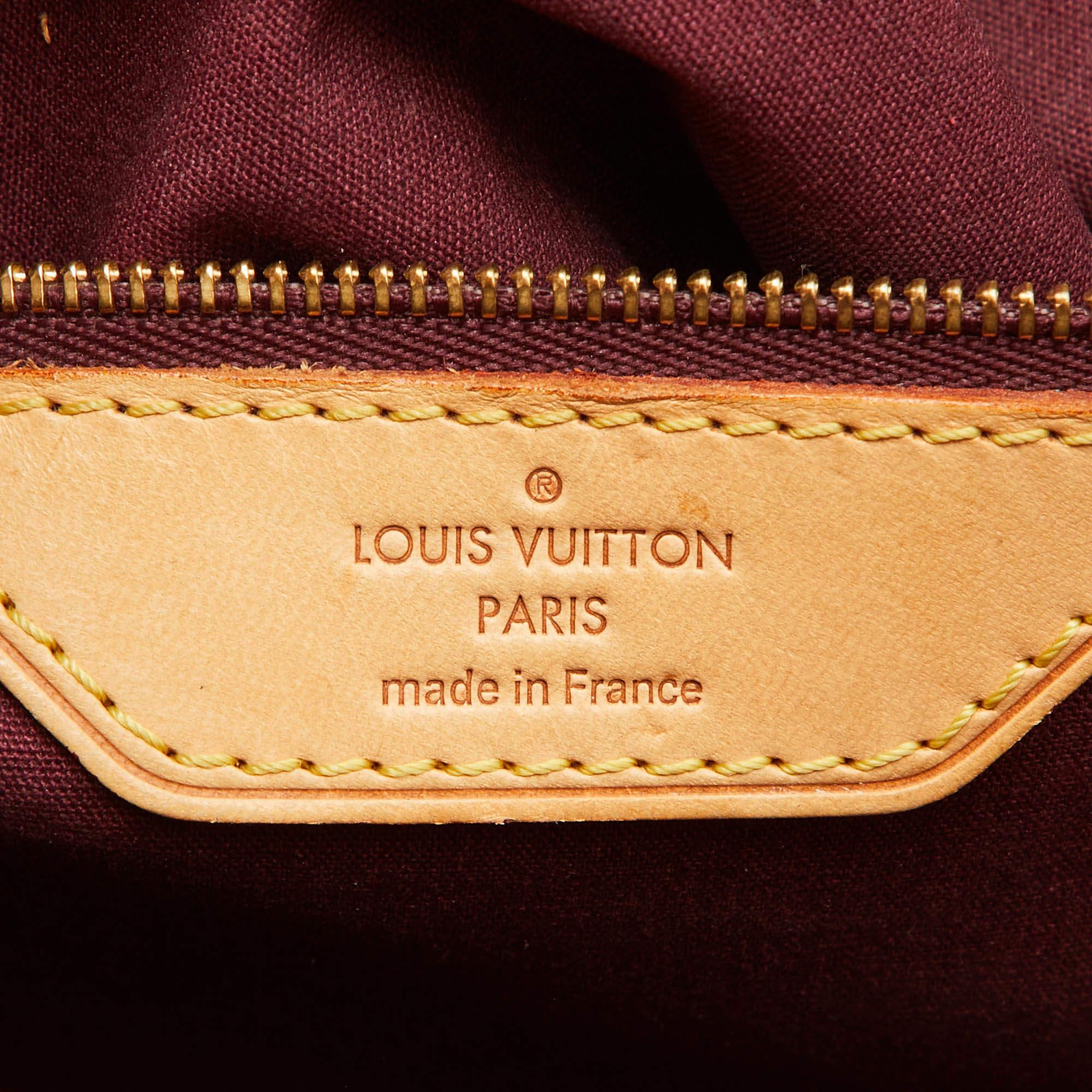 Louis Vuitton Amarante Monogrammierte Vernis Brea MM Tasche im Angebot 8