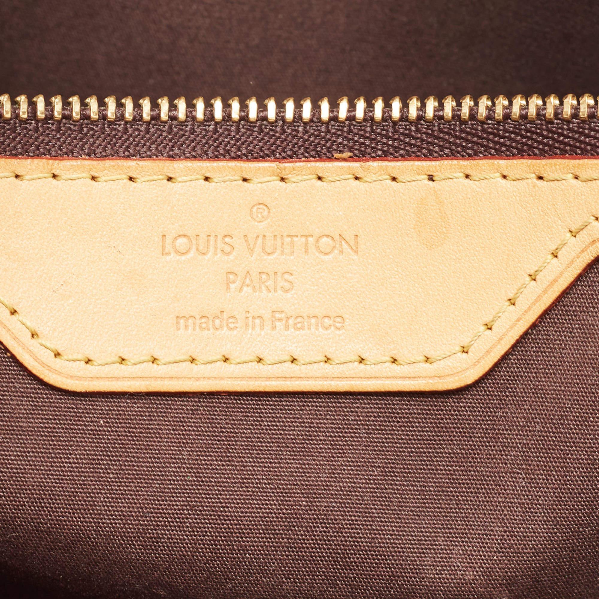 Louis Vuitton Amarante Monogrammierte Vernis Brea MM Tasche 14