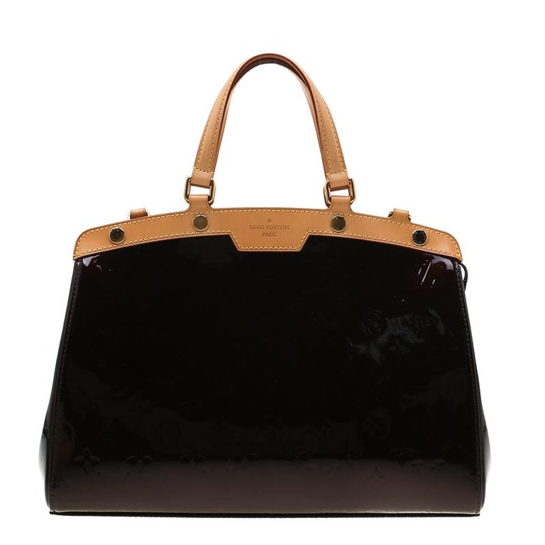 Louis Vuitton Amarante Monogram Vernis Leather Houston Bag at 1stDibs