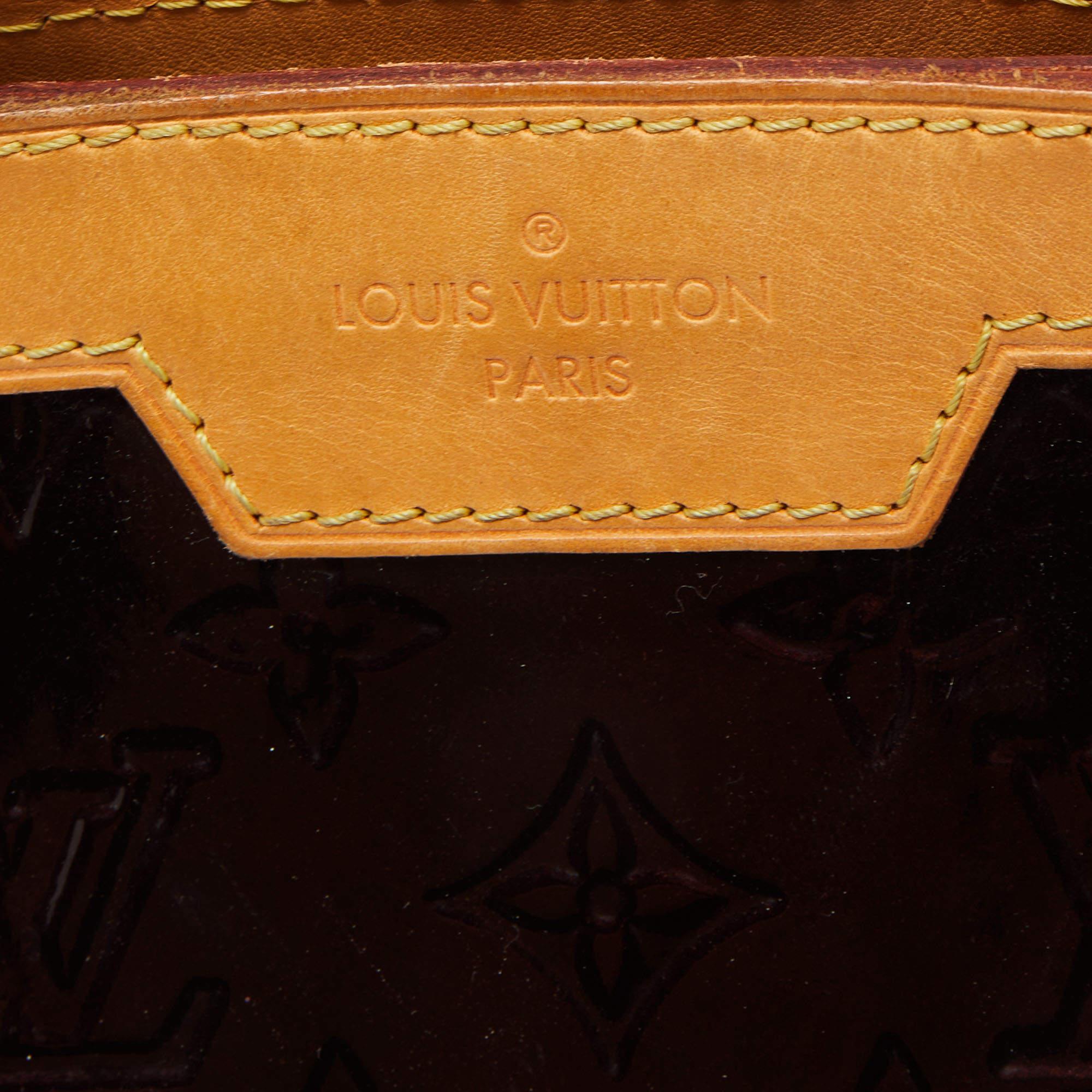 Louis Vuitton Amarante Monogram Vernis Brea MM Bag 16