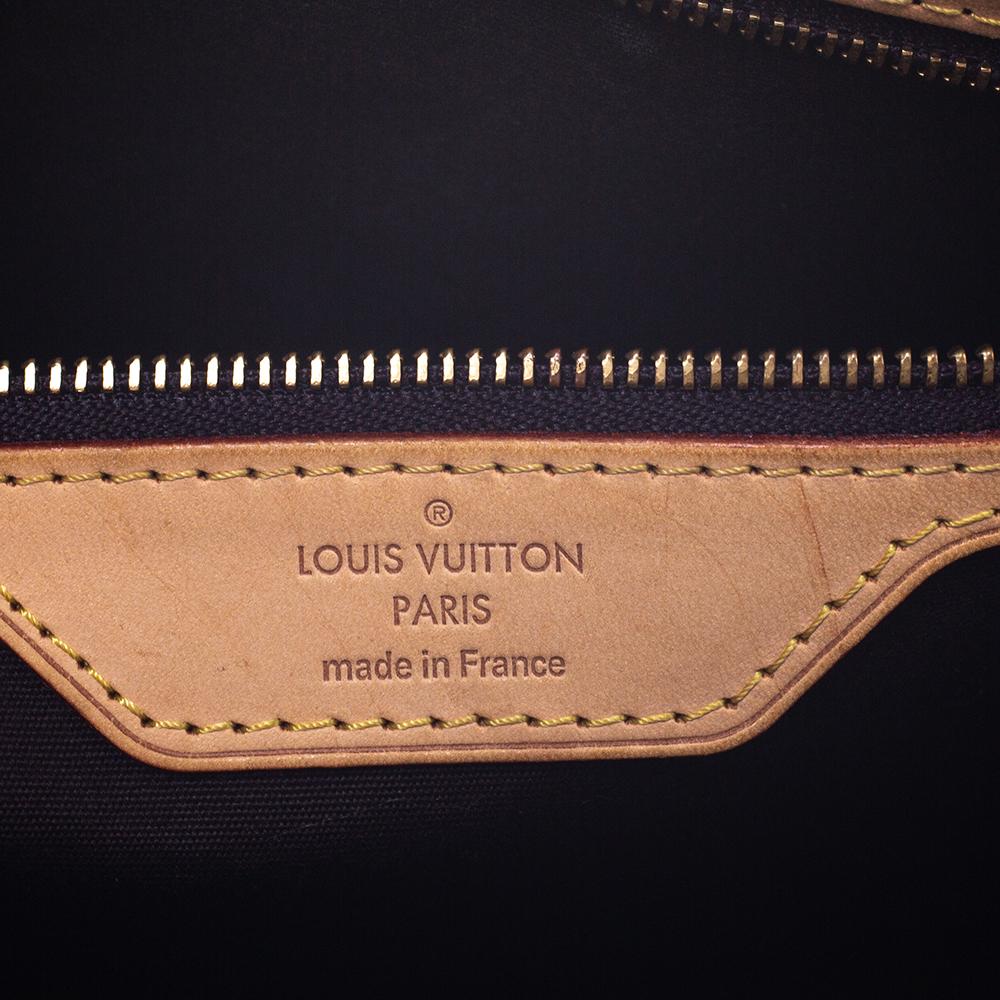 Women's Louis Vuitton Amarante Monogram Vernis Brea MM Bag
