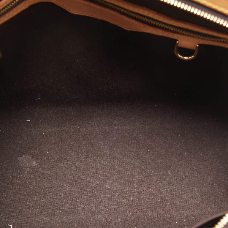 Louis Vuitton Amarante Monogram Vernis Brea MM Bag For Sale 3