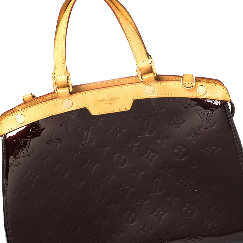 Louis Vuitton Amarante Monogram Vernis Brea MM Tasche 3