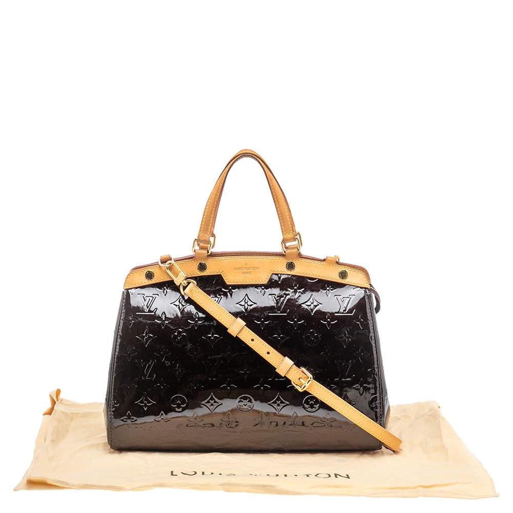 Louis Vuitton Amarante Monogram Vernis Brea MM Bag 4