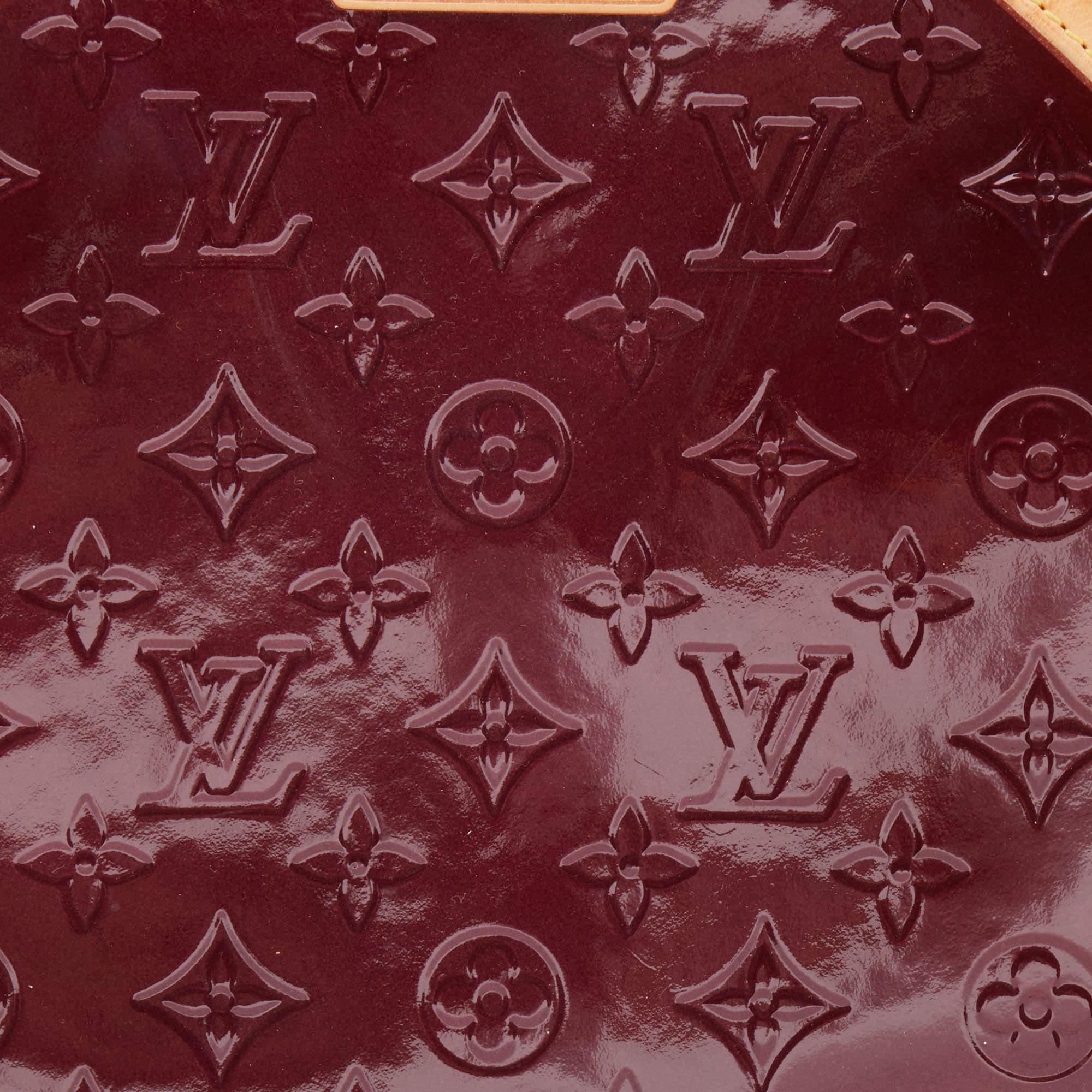 Louis Vuitton Amarante Monogram Vernis Brea MM Bag 3