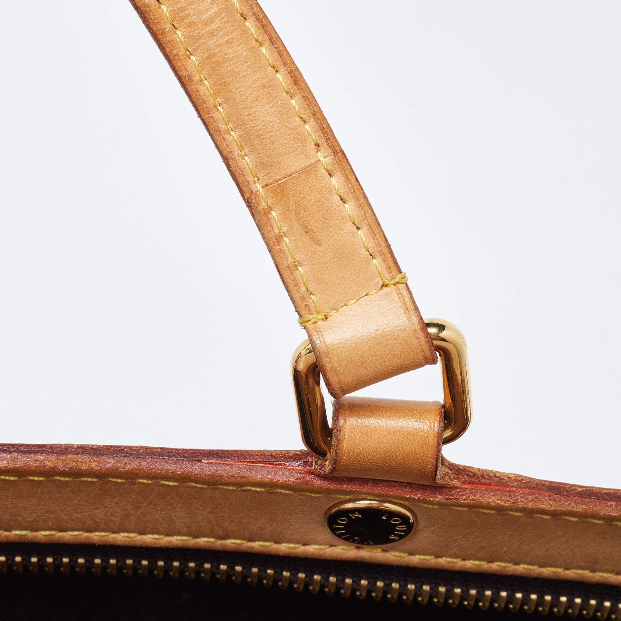 Louis Vuitton Amarante Monogram Vernis Brea MM Bag 4