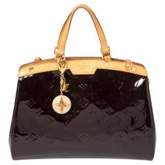 Louis Vuitton Mordore Magnetique Monogram Vernis Brea MM NM Bag For Sale at  1stDibs