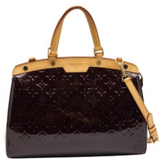 Louis Vuitton Amarante Monogram Vernis Brea MM Bag