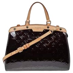 Louis Vuitton Amarante Monogram Vernis Brea MM Bag