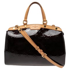 Louis Vuitton Amarante Monogram Vernis Brea MM Bag