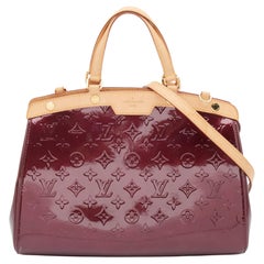 Louis Vuitton Amarante Monogram Vernis Brea MM Bag