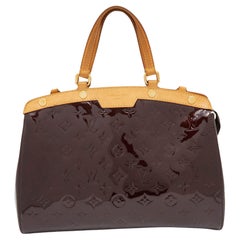 Louis Vuitton Amarante Monogram Vernis Brea MM Bag