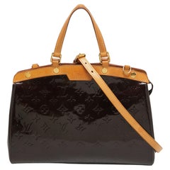 Louis Vuitton Amarante Monogram Vernis Brea MM Bag