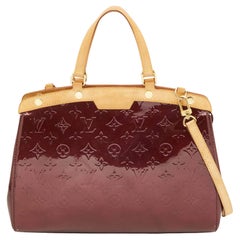 Bolso Louis Vuitton Amarante Monogram Vernis Brea MM