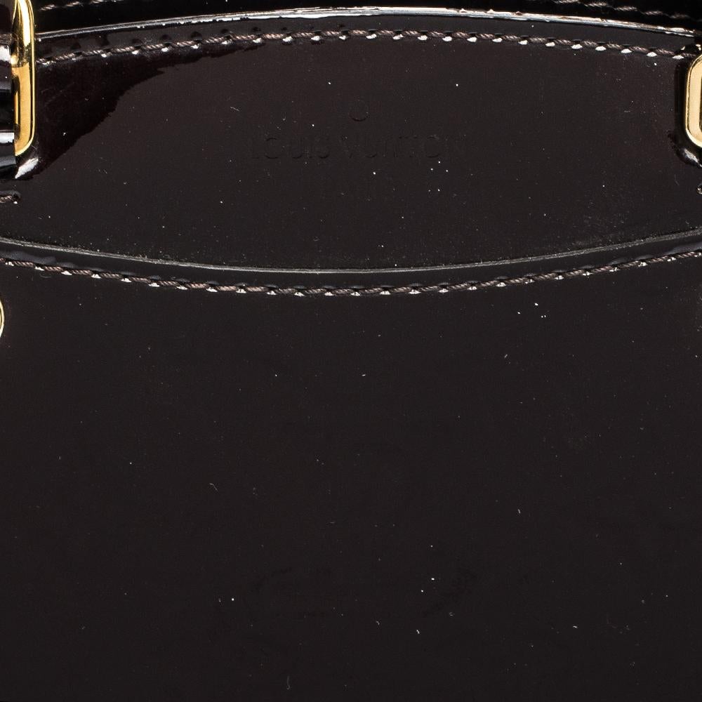 Louis Vuitton Amarante Monogram Vernis Brea PM NM Bag 1