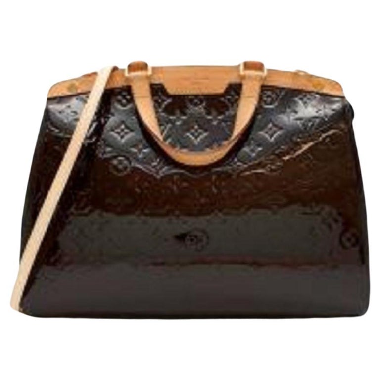 Louis Vuitton Citrine Monogram Vernis Brea MM Bag For Sale at 1stDibs