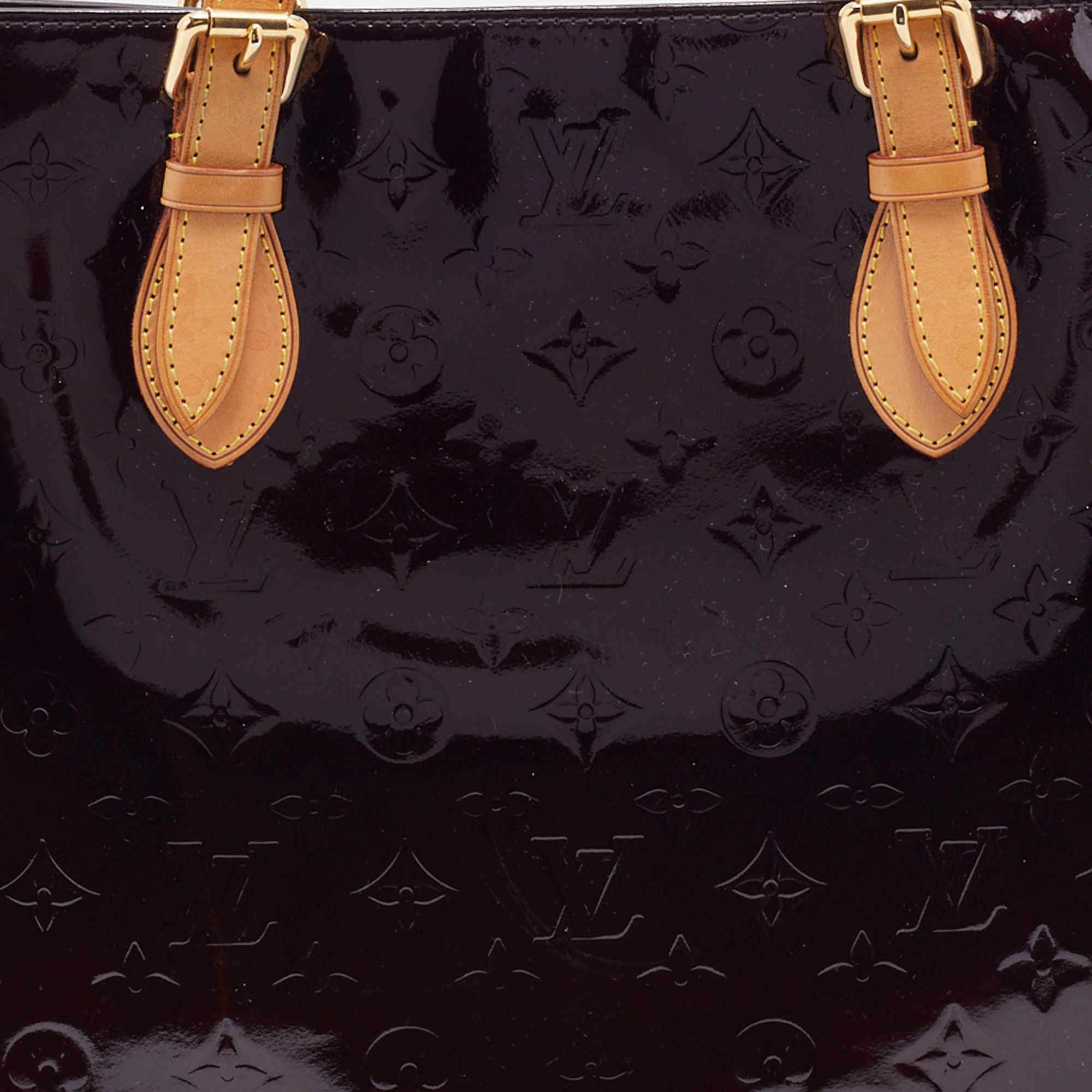 Louis Vuitton Amarante Monogram Vernis Brentwood Bag 4