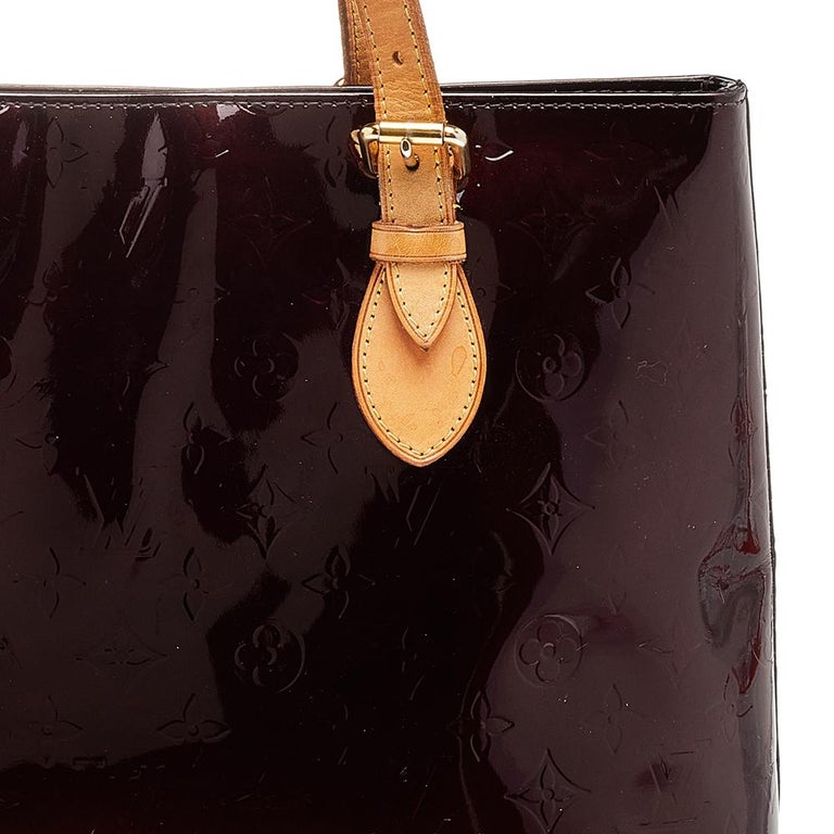 Louis Vuitton Amarante Monogram Vernis Brentwood Tote Bag at 1stDibs