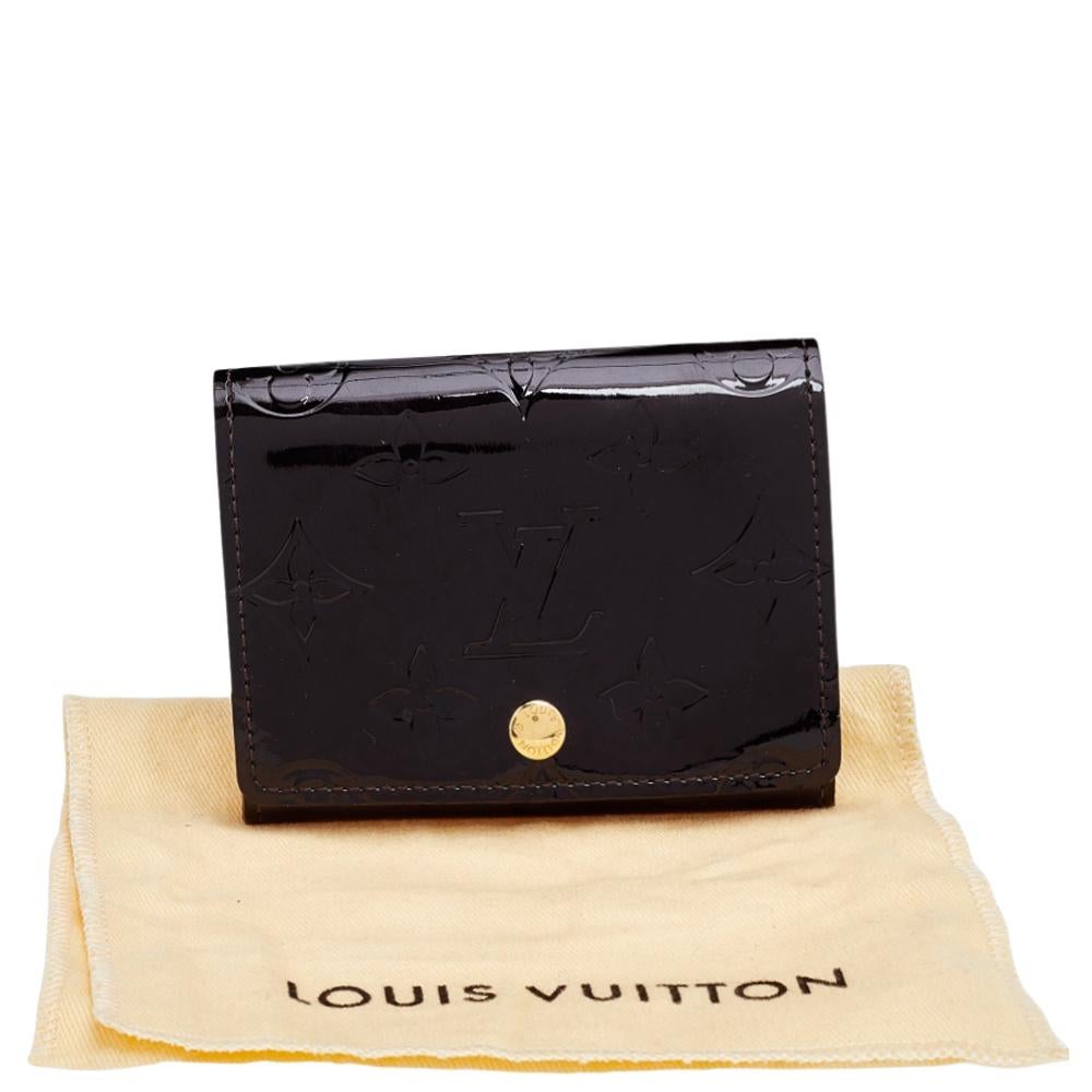 Louis Vuitton Amarante Monogram Vernis Business Card Holder 6