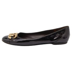 Louis Vuitton Amarante Monogram Vernis Claudia Ballet Flats Size 38