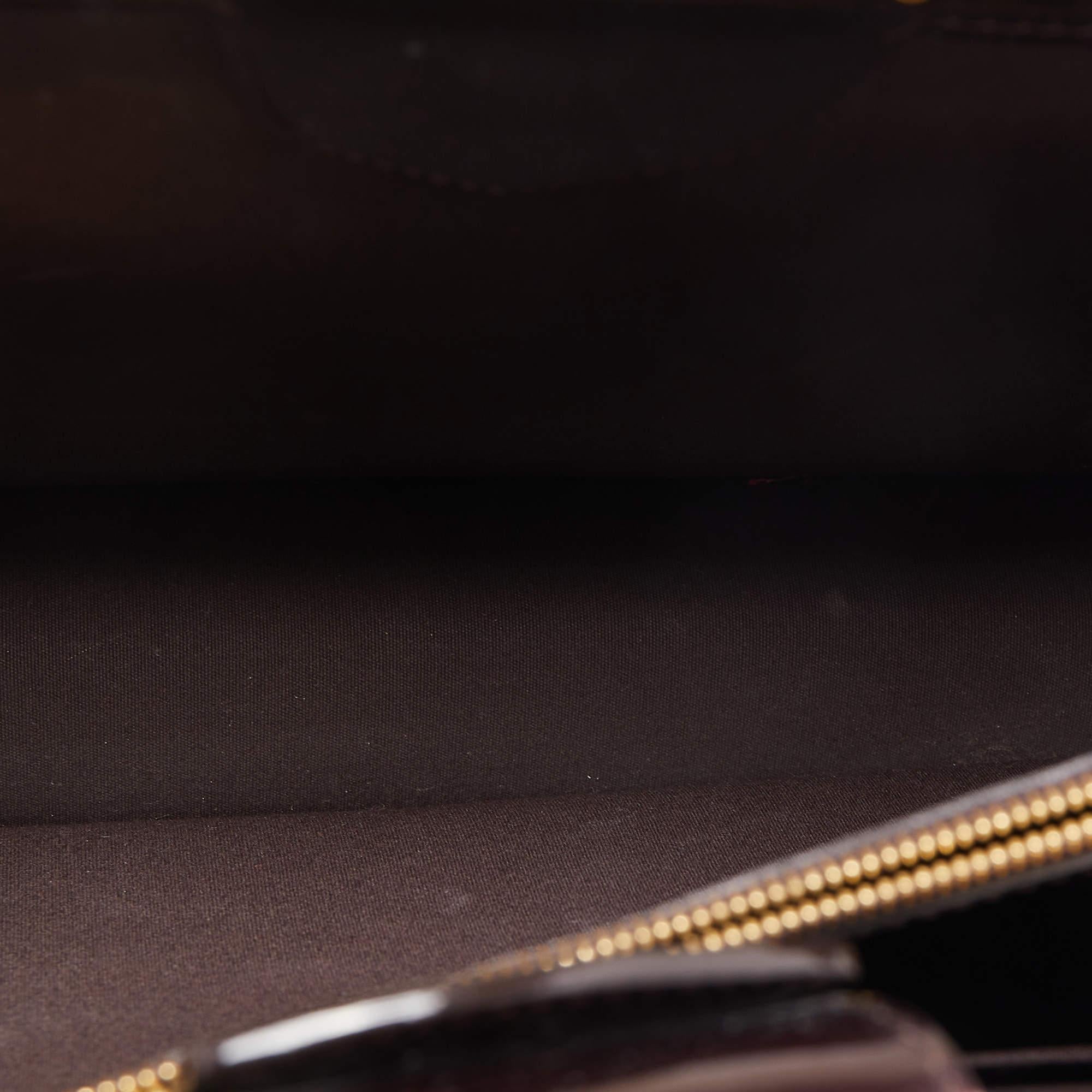 Louis Vuitton Amarante Monogram Vernis Deesse GM Bag For Sale 6